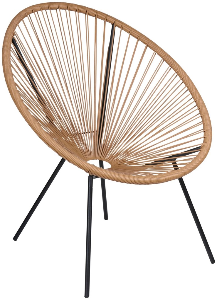 ARTICASA Woven Metal Chair 74x74x86cm