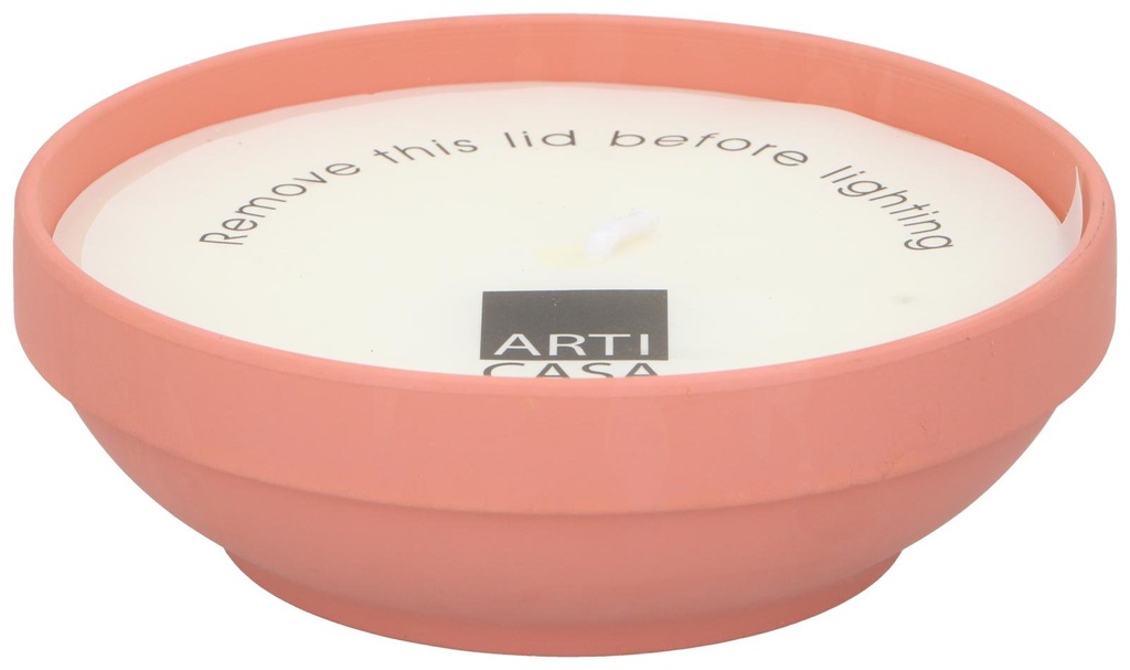 [871125250400] ARTICASA Citronella Candle in Terra Bowl