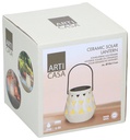 ARTICASA Solar Lantern White Ø10x11cm