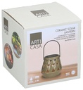 ARTICASA Solar Lantern Green Ø10x11cm