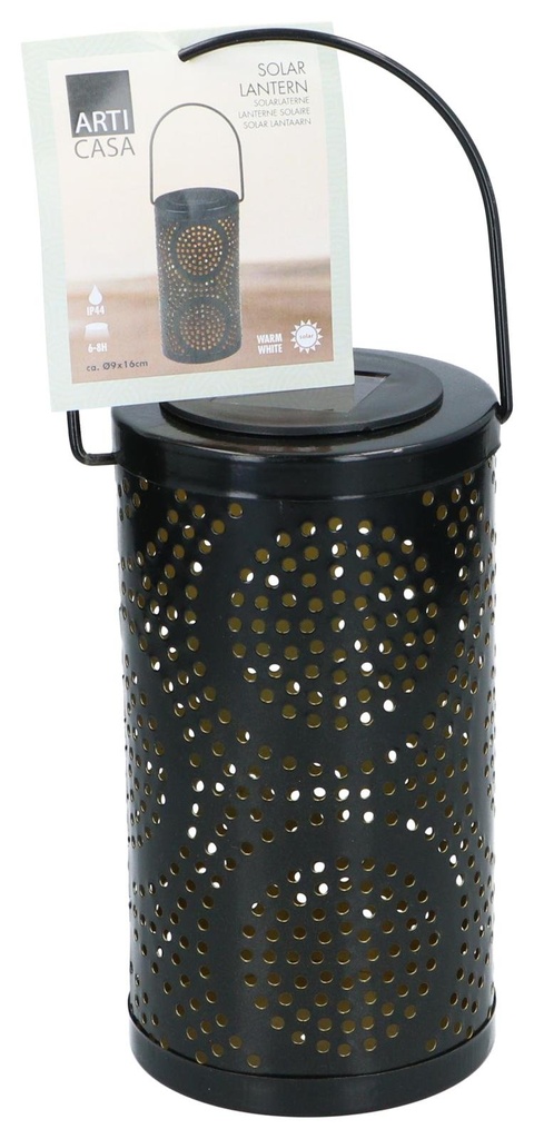 ARTICASA Solar Garden Lantern Ø9xH16.5cm