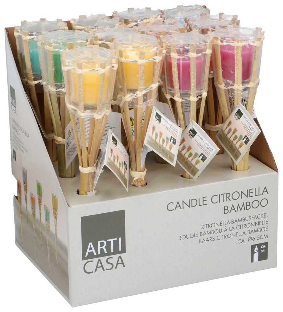 ARTICASA Citronella Candle Garden Torch 45g 8hr
