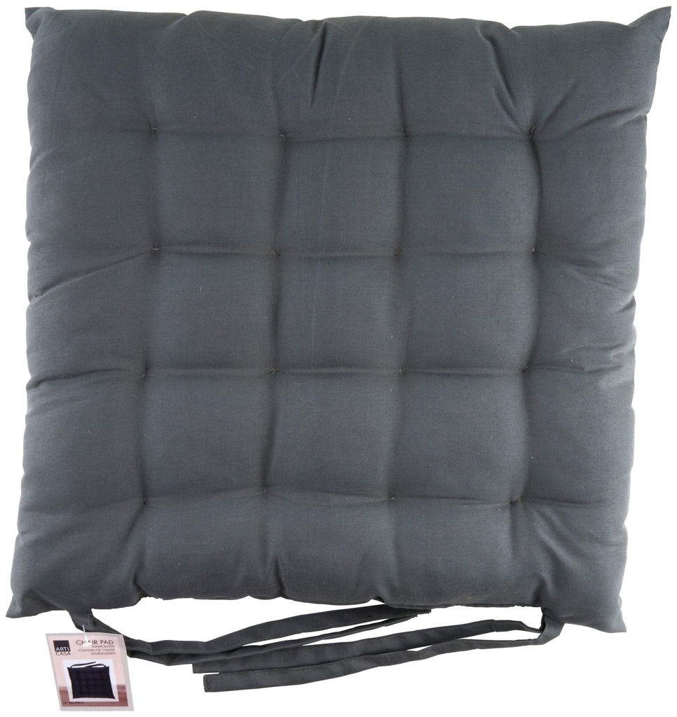 ARTICASA Garden Chair Cushion Grey 40x40x6cm