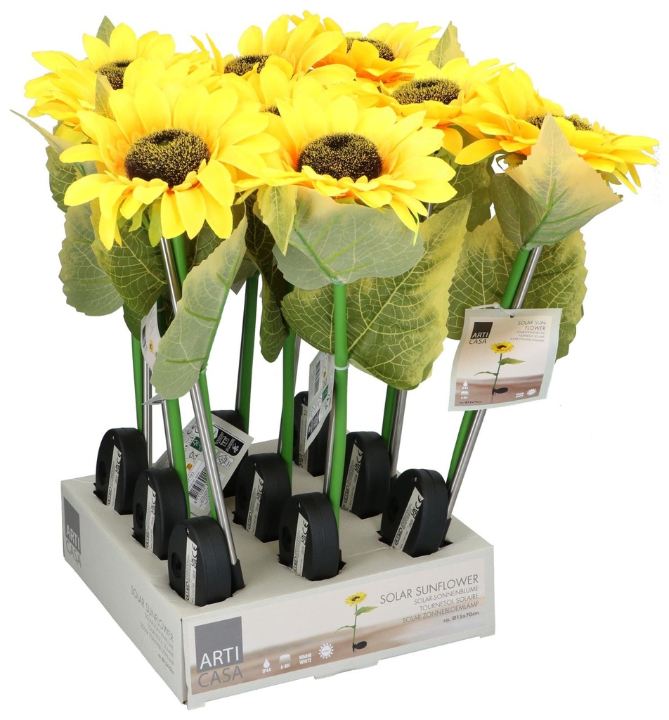ARTICASA Solar Garden Light Sunflower