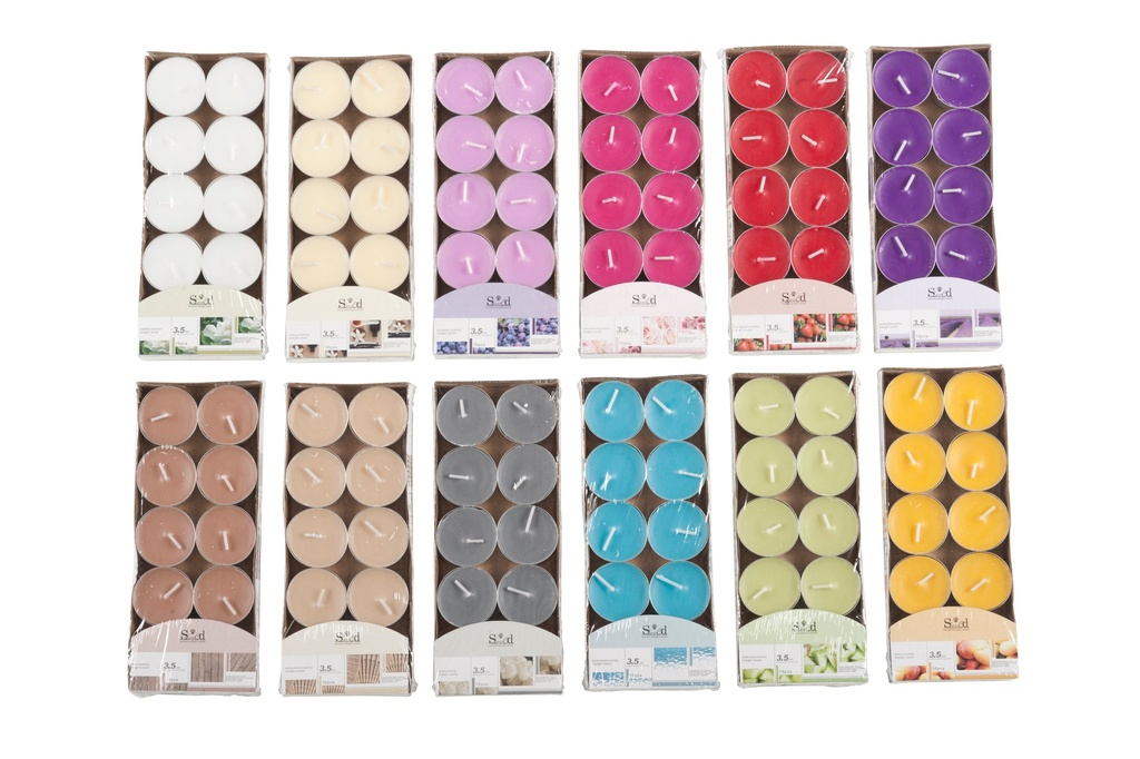 ARTICASA Scented Tealight d3.7cm 3.5hr Burn Time