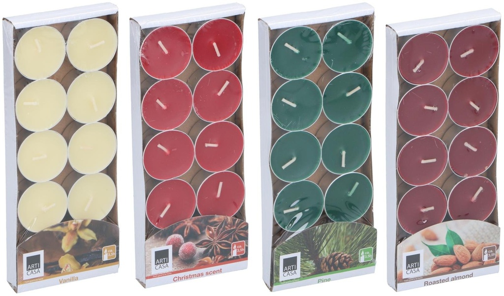 ARTICASA Scented Tealights Winter 3.5hr Burn Time