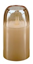 ARTICASA LED Candle Ø7.5x15cm Cream Moving Wick