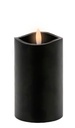 ARTICASA LED Candle Wetlook Black H12.5cm
