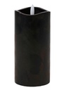 ARTICASA LED Candle Wetlook Black H15cm