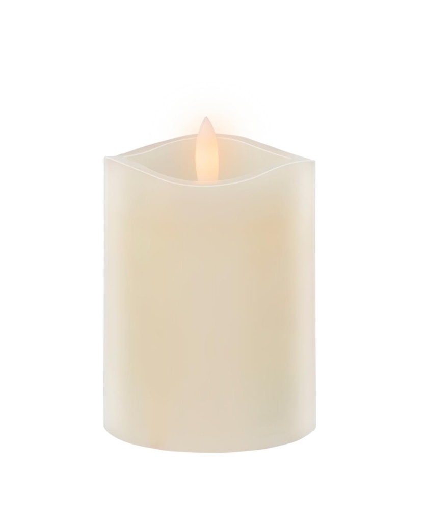 ARTICASA LED Candle Wetlook Ivory H10cm