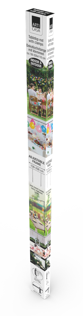 ARTICASA Table Clamp 250x1.6x95.3cm