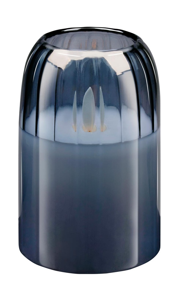 ARTICASA LED Candle Ø7.5x12.5cm Grey Moving Wick