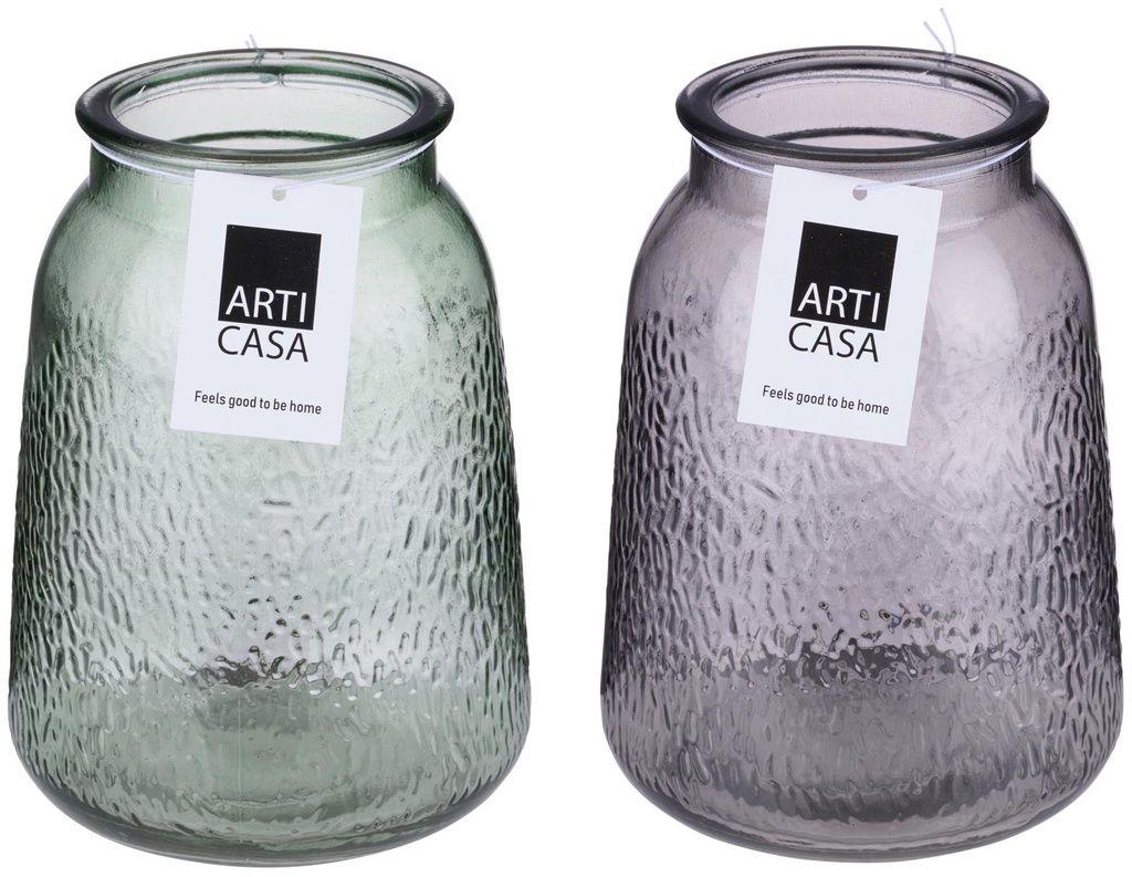 [871125224404] ARTICASA Vase sprinkles Ø13x18cm glass