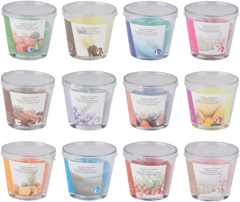 ARTICASA Scented Candle in Glass Ø8.9cm 145g Wax