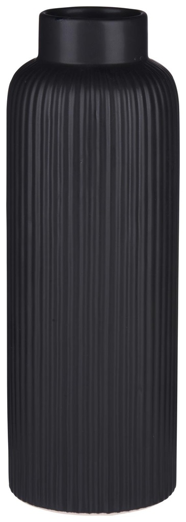 [871125224395] ARTICASA Vase Bottle Ø10xh28.5cm Black