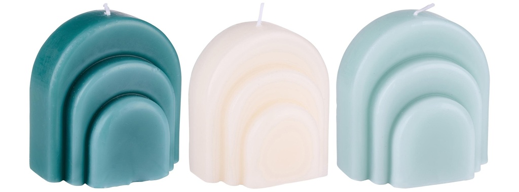 ARTICASA Decorative Rainbow Candle