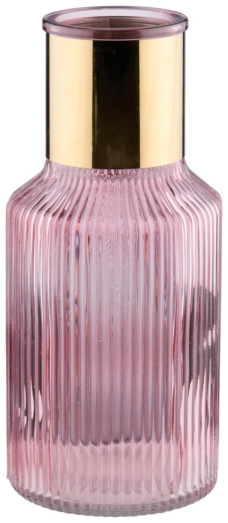 ARTICASA Vase with Gold Detail Ø10x22cm