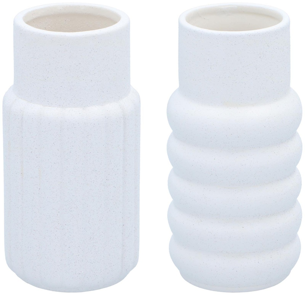 [871125224392] ARTICASA Vase Circles Ø10xh20cm