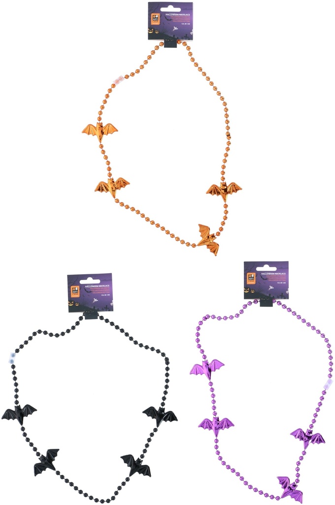 ARTICASA Halloween Necklace With Bat Charms