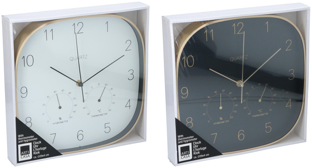 ARTICASA Wall Clock Squircle 29x29cm