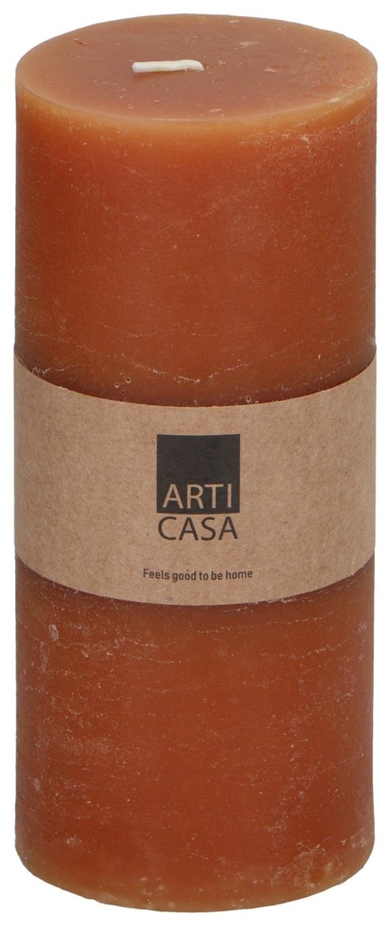 ARTICASA Rustic Candle Ø7xh16cm Honey