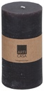 ARTICASA Rustic Candle Ø7xh13cm Dark Grey