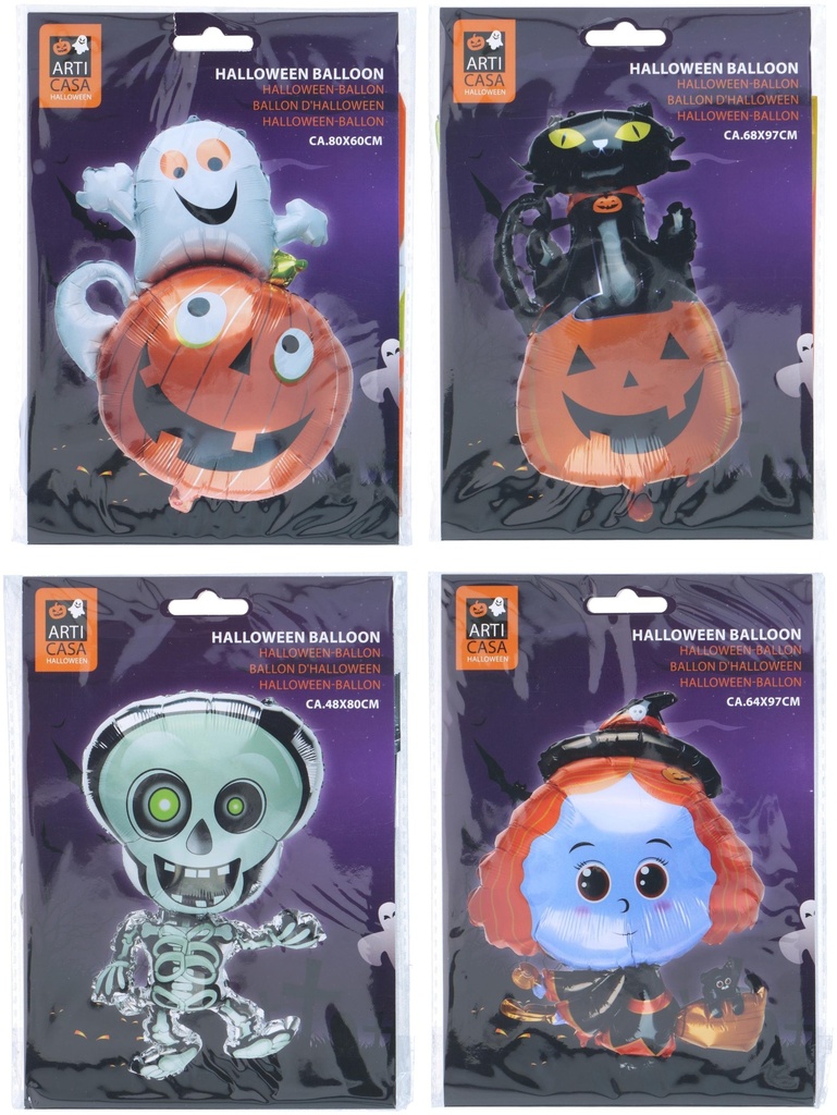 ARTICASA Halloween Foil Balloon 15x20cm
