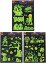 ARTICASA Halloween Window Stickers Glow-in-the-dark