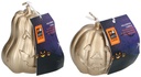 ARTICASA Halloween Pumpkin Candle Gold Ø7x6cm