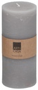 ARTICASA Rustic Candle Ø7xh16cm Light Grey