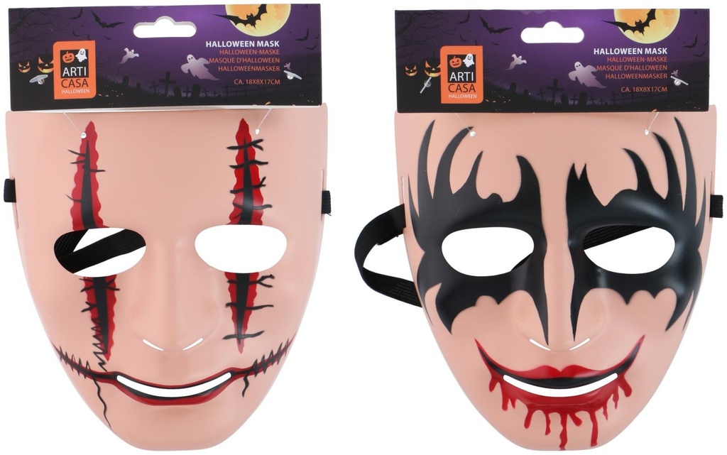 ARTICASA Halloween Mask 18x8x17cm