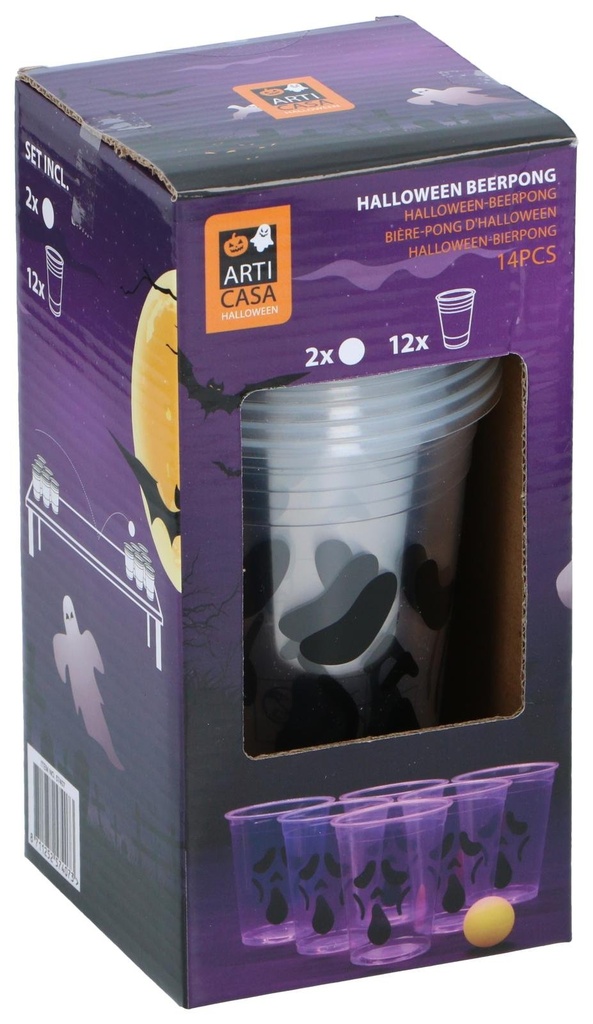 ARTICASA Halloween Beer Pong Ø9.4xh11cm