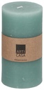 ARTICASA Rustic Candle Ø7xh13cm Light Green