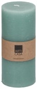 ARTICASA Rustic Candle Ø7xh16cm Light Green