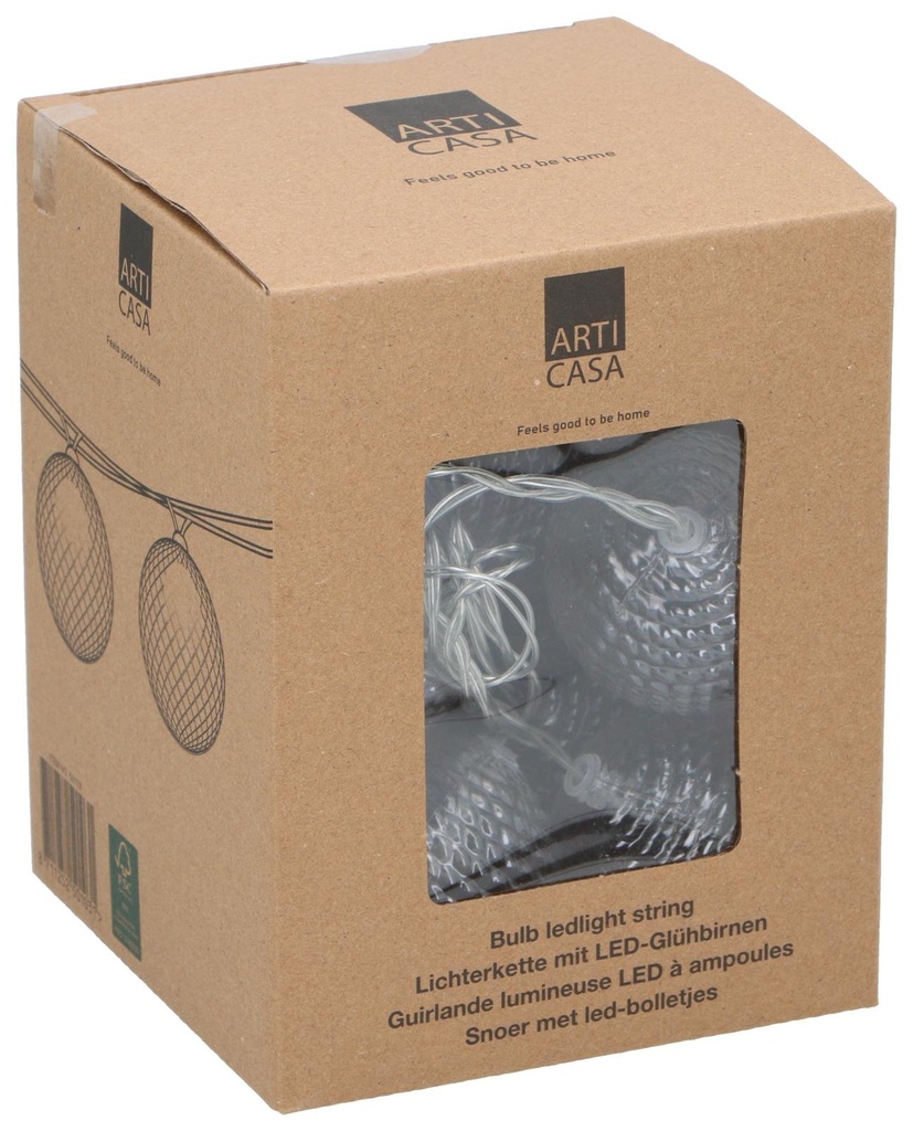 [871125250103] ARTICASA LED Light String 10 Bulbs