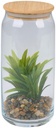 ARTICASA Decorative Artificial Plant in Glass Jar