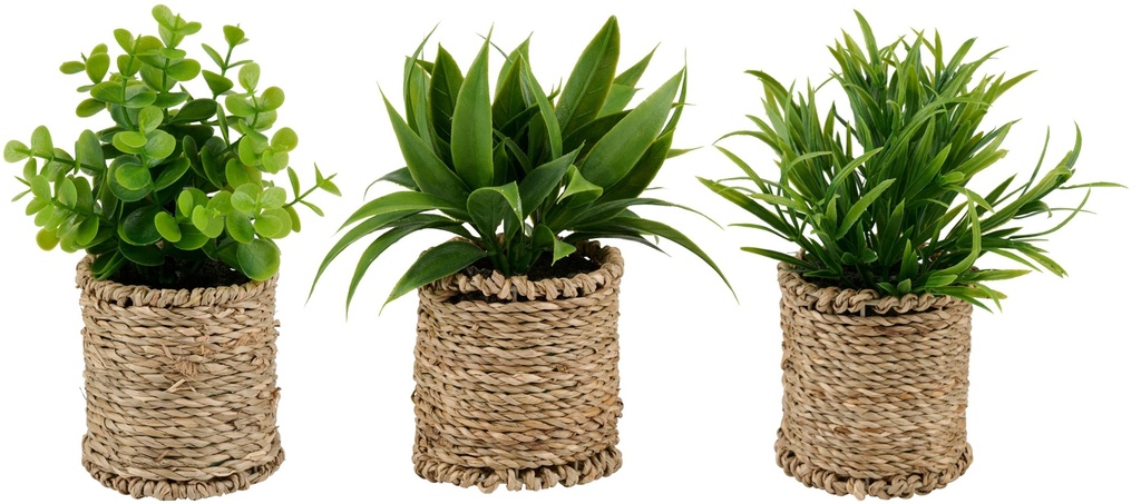 ARTICASA Artificial Plant Decoration 8x8x17cm