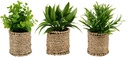 ARTICASA Artificial Plant Decoration 8x8x17cm