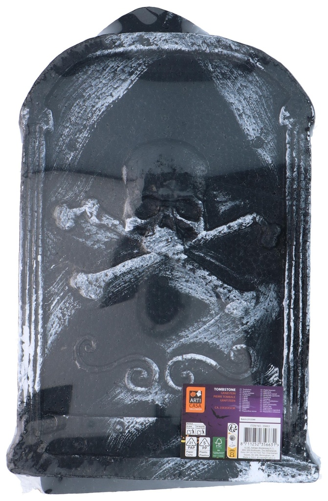 ARTICASA Halloween Tombstone Decoration 23x35cm