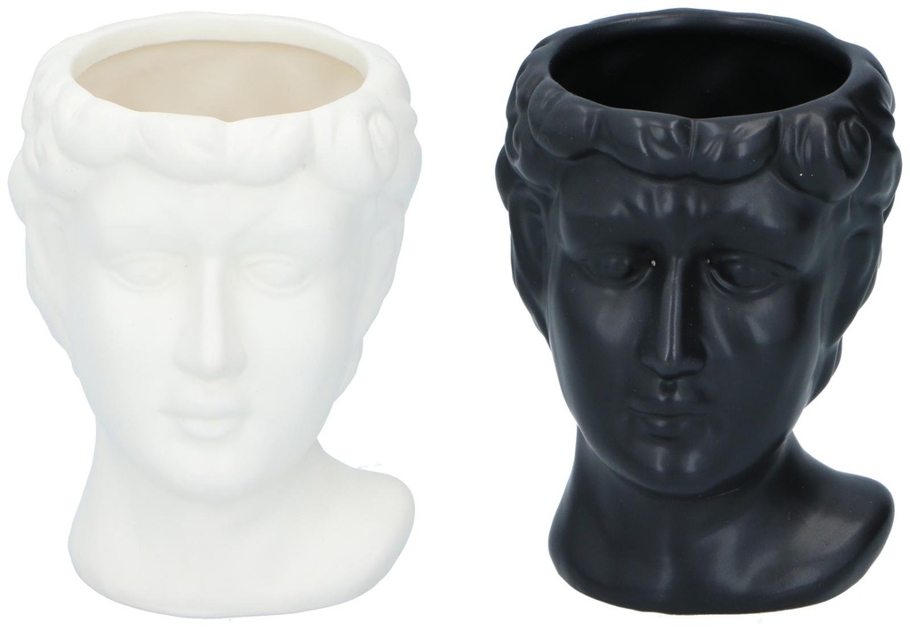 ARTICASA Head Vase Decorative 10x9.5x12.5cm