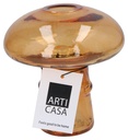 ARTICASA Glass Mushroom Vase Ø12x13cm