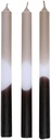 ARTICASA Dip Dye Dinner Candle Black 25cm