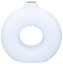 ARTICASA Vase Round White 31x10.5x31cm