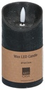 ARTICASA LED Candle Black Ø7xh13cm