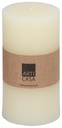 ARTICASA Rustic Candle Ø7xh13cm Cream