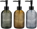 ARTICASA Soap Dispenser with Black Pump Ø7.5xh19cm