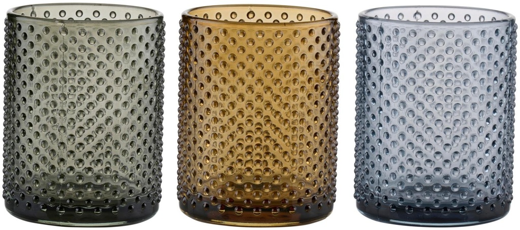 ARTICASA Textured Bathroom Tumbler Ø7.5x9.8cm