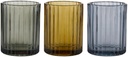 ARTICASA Ribbed Bathroom Tumbler Ø7.5x9.8cm