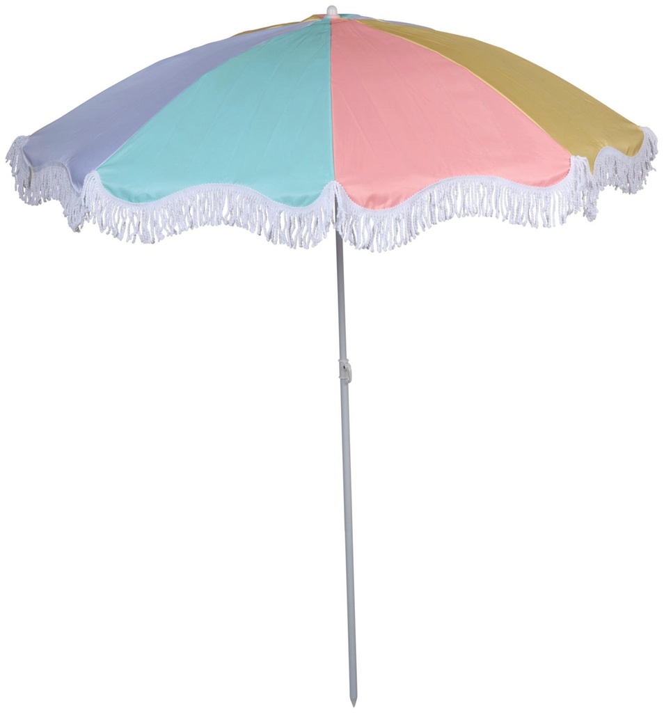 [871125230507] ARTICASA Beach Umbrella With Frills Ø1.6m