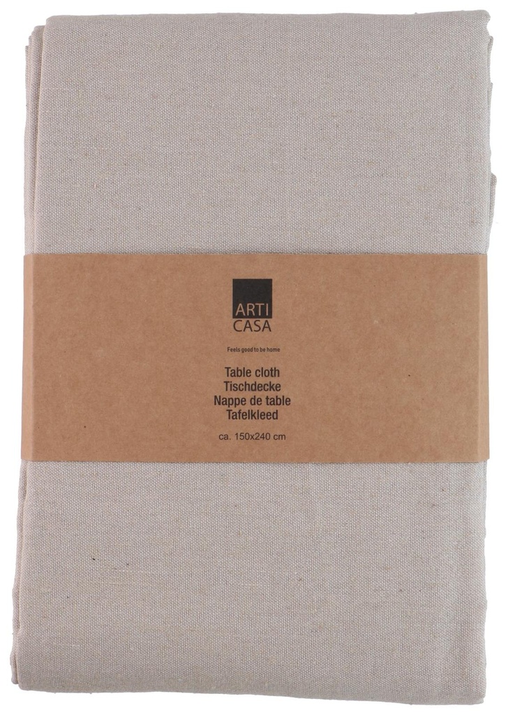 [871125233158] ARTICASA Table Cloth Beige 150x240cm